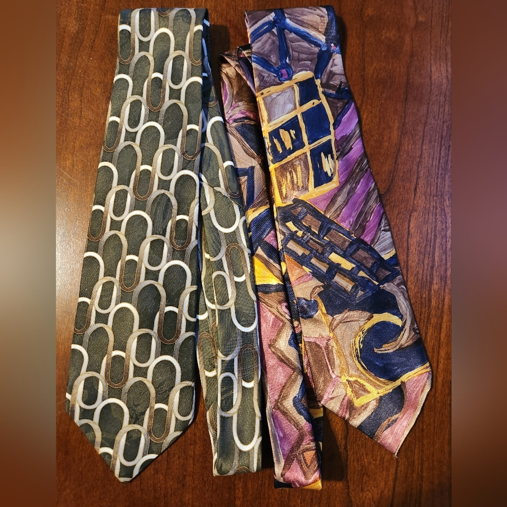 Fetch Men's Stylish Patterned Ties Set